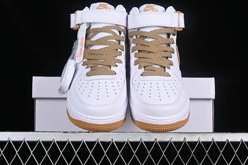 All Categories Nk Air Force 1 Air Force Series Nk Air Force 1 Mid Air Force Mid Nk Air Force 1'07 Mid Beige Yellow Stars Air Force One Mid Casual Sneakers WP5623-833